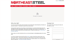 Desktop Screenshot of northeaststeels.co.uk