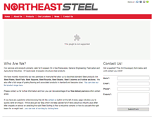 Tablet Screenshot of northeaststeels.co.uk